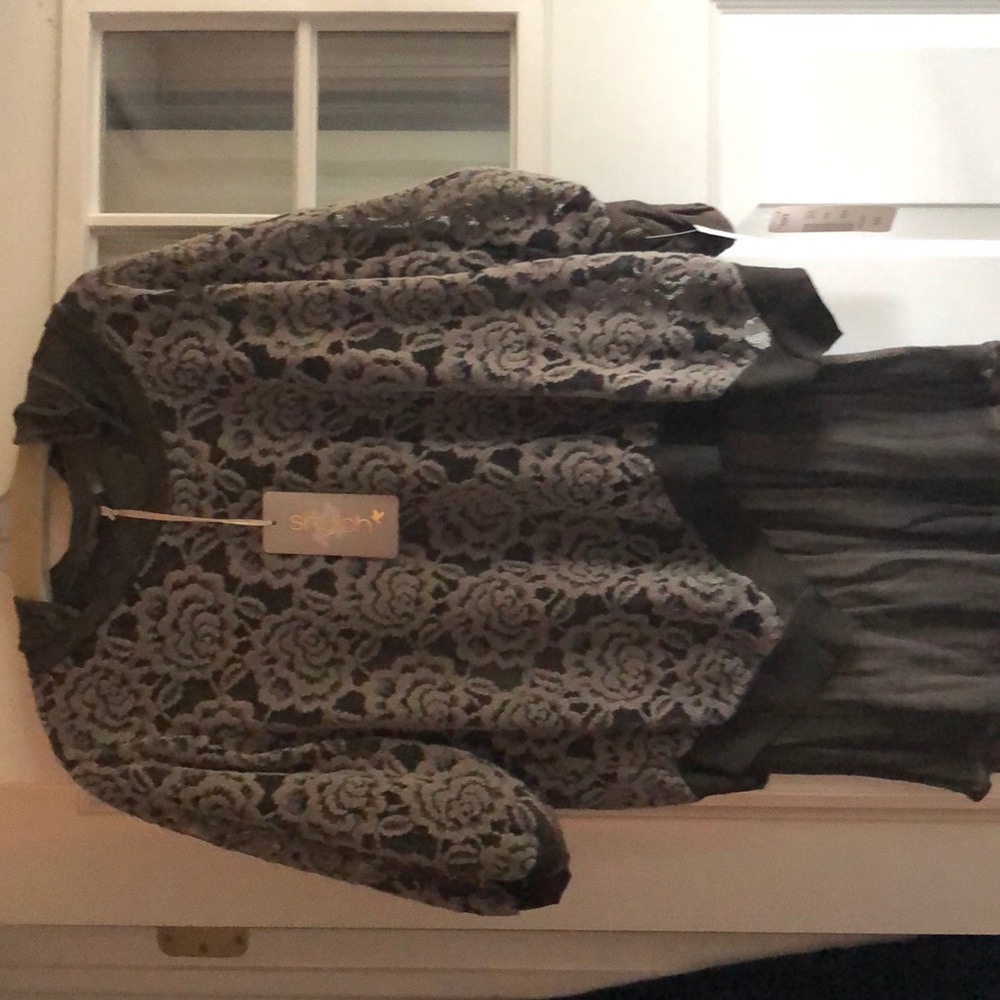 Layer gray blouse! NWT